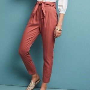 NWT Anthropologie Kingsley Belted Pants